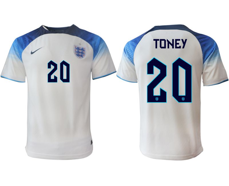 Men 2022 World Cup National Team England home aaa version white 20 Soccer Jersey